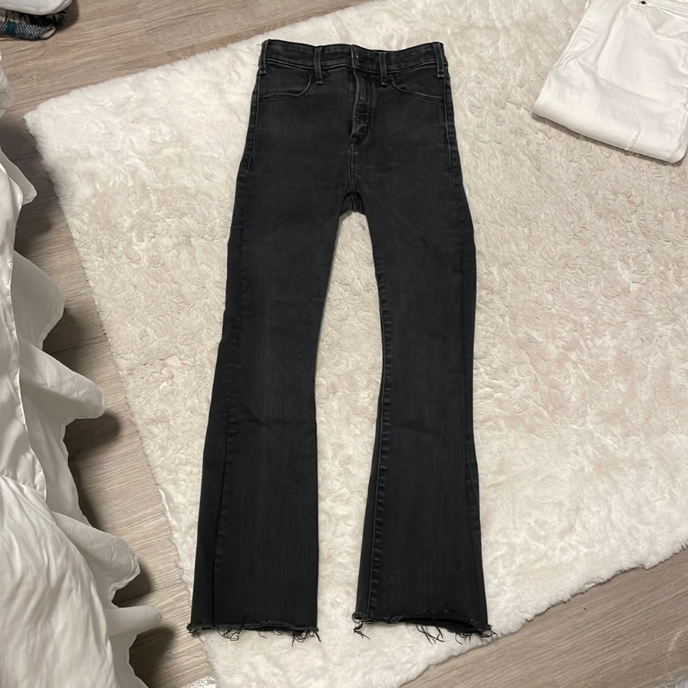Abercrombie ankle flare jeans